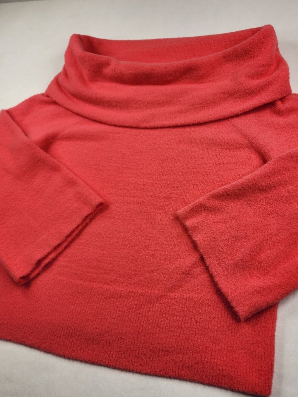 Anthropologie Flat White XL Pink Off The Shoulder Sweater Super Soft Cozy NWT